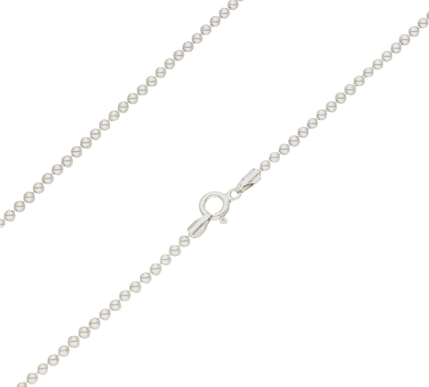 Srebrny łańcuszek 925 kuleczki 2,2 mm DIA-LAN-5972-925 2,2mm. Uniwersalny łańcuszek o splocie w formie kuleczek, wykonany ze srebra próby 925. Łańcuszki to uniwersalne dodatki, które sprawdzają się na każdą okazję i dla kobiet (1).jpg